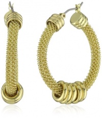 Anne Klein ARCADIA Mesh Click-It Hoop Earrings