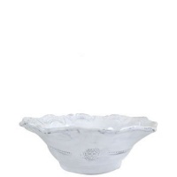 Vietri Incanto White Lace Cereal Bowl 7.5 in D (Set of 2)