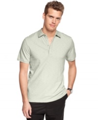 Capture a classic warm-weather look with this shirt from Calvin Klein. Capture a classic warm-weather look with this shirt from Calvin Klein.