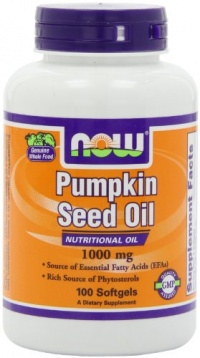 Now Foods Pumpkin Oil 1000mg Soft-gels, 100-Count Now Foods Pumpkin Oil 1000mg Soft-gels, 100-Count