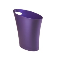 Umbra Skinny Polypropylene Waste Can, Prince Purple Umbra Skinny Polypropylene Waste Can, Prince Purple