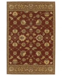 Intricate latticework is marked with antique-inspired florals and medallions in the Shropshire area rug from Karastan, offering a sophisticated, yet casual design for your floors. Crafted of rich New Zealand wool. Intricate latticework is marked with antique-inspired florals and medallions in the Shropshire area rug from Karastan, offering a sophisticated, yet casual design for your floors. Crafted of rich New Zealand wool.