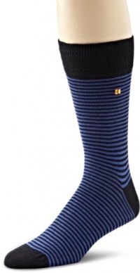 HUGO BOSS Men's Thin Striped Mid Calf Length Socks HUGO BOSS Men's Thin Striped Mid Calf Length Socks