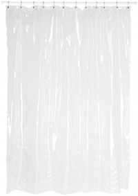 Carnation Home Fashions Super Clear 10-Gauge Anti Mildew Extra Long Vinyl Shower Curtain Liner Carnation Home Fashions Super Clear 10-Gauge Anti Mildew Extra Long Vinyl Shower Curtain Liner