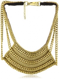 Fiona Paxton Tribal Goddess Breeze Metal Chain and Leather Necklace Fiona Paxton Tribal Goddess Breeze Metal Chain and Leather Necklace