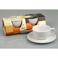 Konitz Coffee Bar Mugs/Saucers, Set of 2 Konitz Coffee Bar Mugs/Saucers, Set of 2