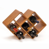 Oenophilia Bamboo 8-Bottle Wine Rack Oenophilia Bamboo 8-Bottle Wine Rack