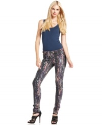 Else Jeans' skinnies go bold with a bold splatter-paint print that's both vintage cool and totally hot right now! Else Jeans' skinnies go bold with a bold splatter-paint print that's both vintage cool and totally hot right now!