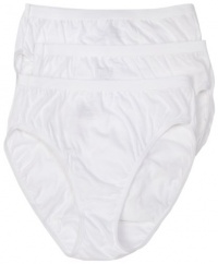 Hanes Women's Classic Cotton Hi-Cut, Three Pack #CW43 Hanes Women's Classic Cotton Hi-Cut, Three Pack #CW43