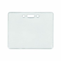 Advantus Proximity Badge Holder, Horizontal Orientation, 3-3/8 x 2-3/8 Inches, Clear, Pack of 50 (AVT75450)