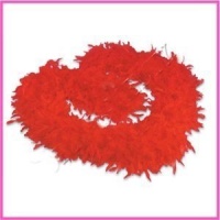 Red Feather Boa Red Feather Boa
