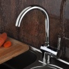 LightInTheBox Single Handle Centerset Bar Sink Faucet with Gooseneck Swivel Spout , Chrome