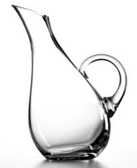 Forgo bottle service for The Cellar's Premium wine carafe. With an artful lean and sturdy handle, this versatile glassware looks fresh on any table, at every meal and occasion. Forgo bottle service for The Cellar's Premium wine carafe. With an artful lean and sturdy handle, this versatile glassware looks fresh on any table, at every meal and occasion.