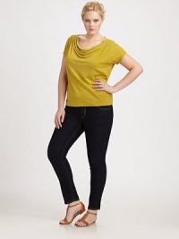 A feminine, draped neckline meets a relaxed-yet-flattering fit and a pretty, beaded front. Stunning, draped necklineShort sleevesGlass beads on frontRelaxed fitPull-on styleAbout 25 from shoulder to hemLinenHand washImported A feminine, draped neckline meets a relaxed-yet-flattering fit and a pretty, beaded front. Stunning, draped necklineShort sleevesGlass beads on frontRelaxed fitPull-on styleAbout 25 from shoulder to hemLinenHand washImported
