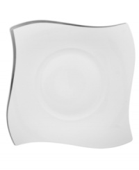 For the contemporary home… dinner plates that will be well remembered for their clean, modern lines and elegant platinum finish. From Villeroy & Boch. For the contemporary home… dinner plates that will be well remembered for their clean, modern lines and elegant platinum finish. From Villeroy & Boch.