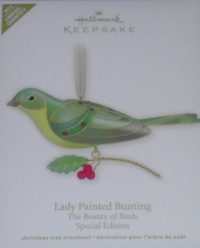 Lady Painted Bunting 2012 Hallmark Event Ornament Lady Painted Bunting 2012 Hallmark Event Ornament