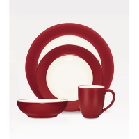 Noritake 4-Piece Colorwave Place Setting, Raspberry Noritake 4-Piece Colorwave Place Setting, Raspberry
