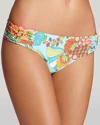 Retro done right, this so-'60s Trina Turk bikini bottom is a perfect way to express your inner flower child poolside. Retro done right, this so-'60s Trina Turk bikini bottom is a perfect way to express your inner flower child poolside.