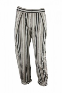 10 Crosby Derek Lam Womens Khaki Jet Black Stripe Slouchy Capri Pants 0 10 Crosby Derek Lam Womens Khaki Jet Black Stripe Slouchy Capri Pants 0