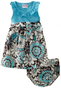 Nannette Baby-Girls Infant Floral Printed Poplin Dress and Panty Set, Ocean Wind, 24 Months Nannette Baby-Girls Infant Floral Printed Poplin Dress and Panty Set, Ocean Wind, 24 Months