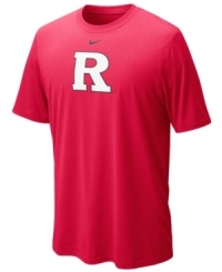 Keep team spirit rolling with this Rutgers Scarlet Knights NCAA t-shirt from Nike. Keep team spirit rolling with this Rutgers Scarlet Knights NCAA t-shirt from Nike.