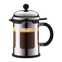 Bodum Chambord 4 Cup French Press Coffee Maker with Locking Lid Stainless Steel , 17-Ounce Bodum Chambord 4 Cup French Press Coffee Maker with Locking Lid Stainless Steel , 17-Ounce