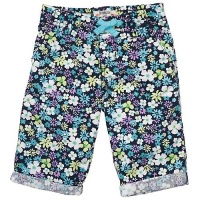 OshKosh B'Gosh Pull On Capri Pants - Blue Floral OshKosh B'Gosh Pull On Capri Pants - Blue Floral