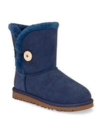 UGG® Australia suede ankle boots with genuine shearling lining will keep your feet in ultimate comfort.