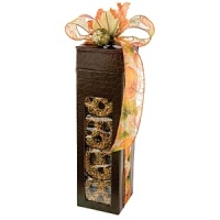 Nicely wrapped in a fall motif complete with leaf-printed ribbon, these chocolate-covered confections are a mouthwatering delight - perfect for gift giving. Nicely wrapped in a fall motif complete with leaf-printed ribbon, these chocolate-covered confections are a mouthwatering delight - perfect for gift giving.
