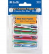 BAZIC Jumbo Color Paper Clips, 50 mm, Assorted, 100 Per Pack