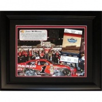 Jamie McMurray Framed 8x10 Replica Ticket Collage w/ Authentic Piece of Race Used Tire (MM Auth) - Framed NASCAR Photos, Plaques and Collages Jamie McMurray Framed 8x10 Replica Ticket Collage w/ Authentic Piece of Race Used Tire (MM Auth) - Framed NASCAR Photos, Plaques and Collages