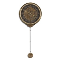 Uttermost Leonardo Chronograph Black Wall Clock Uttermost Leonardo Chronograph Black Wall Clock