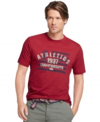 Casual gets graphic with this t-shirt from Izod. Casual gets graphic with this t-shirt from Izod.