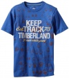 Timberland Boys 8-20 Big Keep Track Tee, Blue, Large