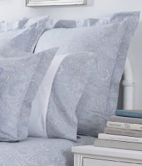 Lauren by Ralph Lauren Bedding Suite Pale Blue Paisley Euro Sham Lauren by Ralph Lauren Bedding Suite Pale Blue Paisley Euro Sham