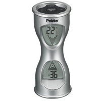 Polder Digital Hourglass Kitchen Timer, Silver Polder Digital Hourglass Kitchen Timer, Silver