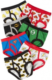 Handcraft Boys 2-7 7-Pack Justice League Logo Brief Handcraft Boys 2-7 7-Pack Justice League Logo Brief