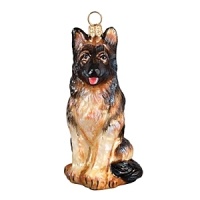 Mouth blown and hand painted by some of the finest artists in Poland, this German Shepherd ornament is a favorite for hanging on the tree. This collection has been taken to a whole new level in detail, uniqueness and artistic direction. Mouth blown and hand painted by some of the finest artists in Poland, this German Shepherd ornament is a favorite for hanging on the tree. This collection has been taken to a whole new level in detail, uniqueness and artistic direction.