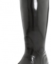 Hunter Women's Original Tall Welly Gloss Rubber Boot,Black,6 UK (US Women's 8 M)