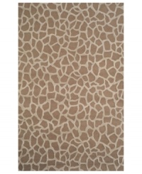 Take a step up in interior decor. Replicating the unique look of giraffe skin, the Seville rug adds texture to family rooms, dining rooms and other living spaces, small and large. Hand-tufted in India, the rug is woven from plush wool for supreme softness and durability. Take a step up in interior decor. Replicating the unique look of giraffe skin, the Seville rug adds texture to family rooms, dining rooms and other living spaces, small and large. Hand-tufted in India, the rug is woven from plush wool for supreme softness and durability.