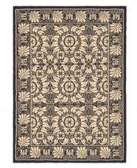 Taking inspiration from Art Nouveau-era designs, the Courtyard area rug boasts a crisp flourish of leaf and scroll patterns that is elegantly European in style. Hand-tufted of pure wool and coupled with a low-profile cut for streamlined, comforting style. (Clearance) Taking inspiration from Art Nouveau-era designs, the Courtyard area rug boasts a crisp flourish of leaf and scroll patterns that is elegantly European in style. Hand-tufted of pure wool and coupled with a low-profile cut for streamlined, comforting style. (Clearance)