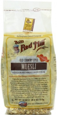 Bob's Red Mill Cereal Muesli, 4 - 18-Ounce Bags Bob's Red Mill Cereal Muesli, 4 - 18-Ounce Bags