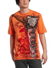 Southpole Men's Eagle Vertical Logo Printed Fashion Tee Southpole Men's Eagle Vertical Logo Printed Fashion Tee