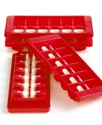 It's a snap! Stop wrestling with your ice cube tray and welcome innovation into your space. The QuickSnap™ trays feature a unique switch mechanism that only releases the ice cubes you designate and really need, leaving the rest in the tray and on the ready in the freezer. It's a snap! Stop wrestling with your ice cube tray and welcome innovation into your space. The QuickSnap™ trays feature a unique switch mechanism that only releases the ice cubes you designate and really need, leaving the rest in the tray and on the ready in the freezer.
