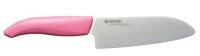 Kyocera Revolution Series 5-1/2-Inch Santoku Knife, Pink Handle (Susan G. Komen Special Edition)