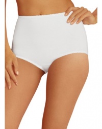 Hanes Shapers Everyday All-Over Smoothing Cotton Brief 2 Pack White Hanes Shapers Everyday All-Over Smoothing Cotton Brief 2 Pack White