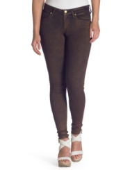 Sparkle and shimmer in Levi's metallic-tinted denim leggings: an awesome pick for days when you want to shine. Sparkle and shimmer in Levi's metallic-tinted denim leggings: an awesome pick for days when you want to shine.