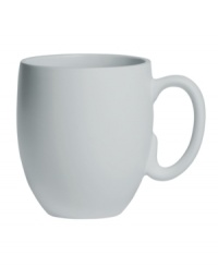 With a powdery matte finish and clean modern shape, the Naturals mug from designer Vera Wang brings minimalism to the table with chic style. In a serene shade of gray to complement any setting. With a powdery matte finish and clean modern shape, the Naturals mug from designer Vera Wang brings minimalism to the table with chic style. In a serene shade of gray to complement any setting.