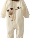 Carter's Watch the Wear Baby-Boys Newborn Moose Coverall, White, 3-6 Months