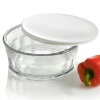 ARC International Luminarc Working Glass Bowl with White Lid, 9-Inch